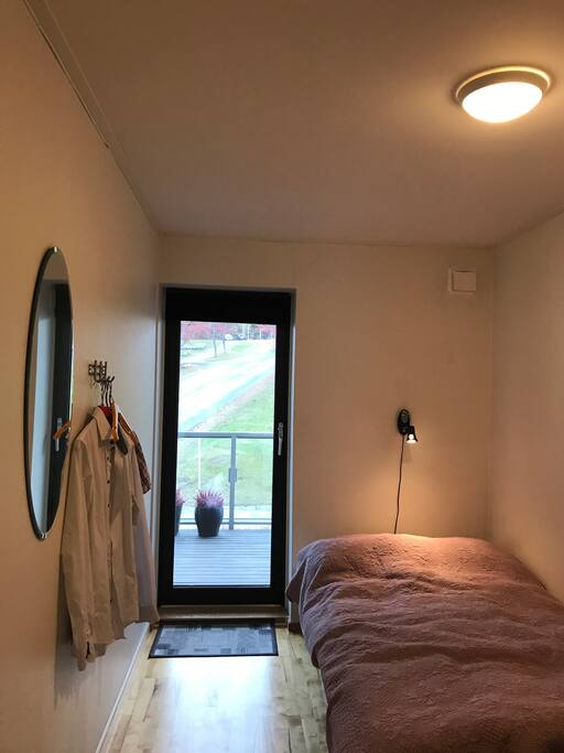 Bedroom with exit to balcony