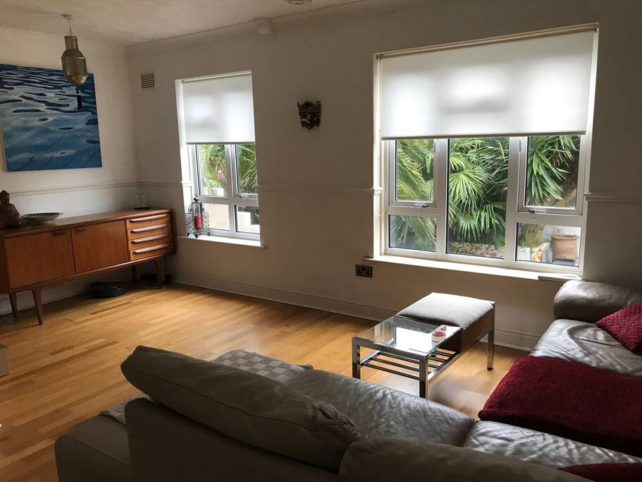 Our sitting room with garden view