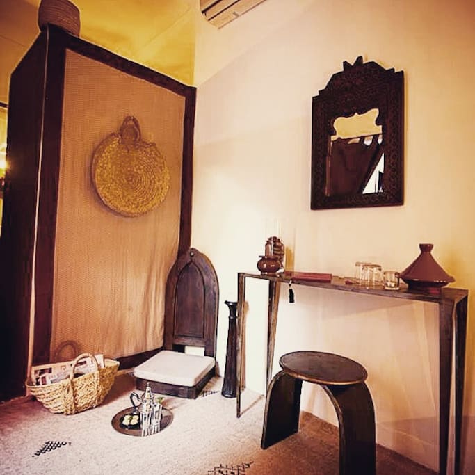 Chambre chocolat sur la coursive