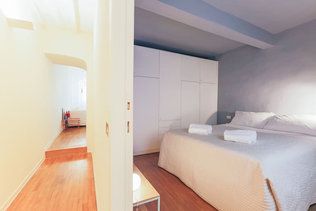 bedroom and main corridor.