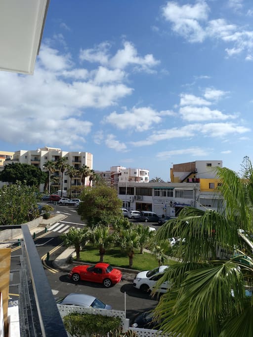 vistas desde el balcón
