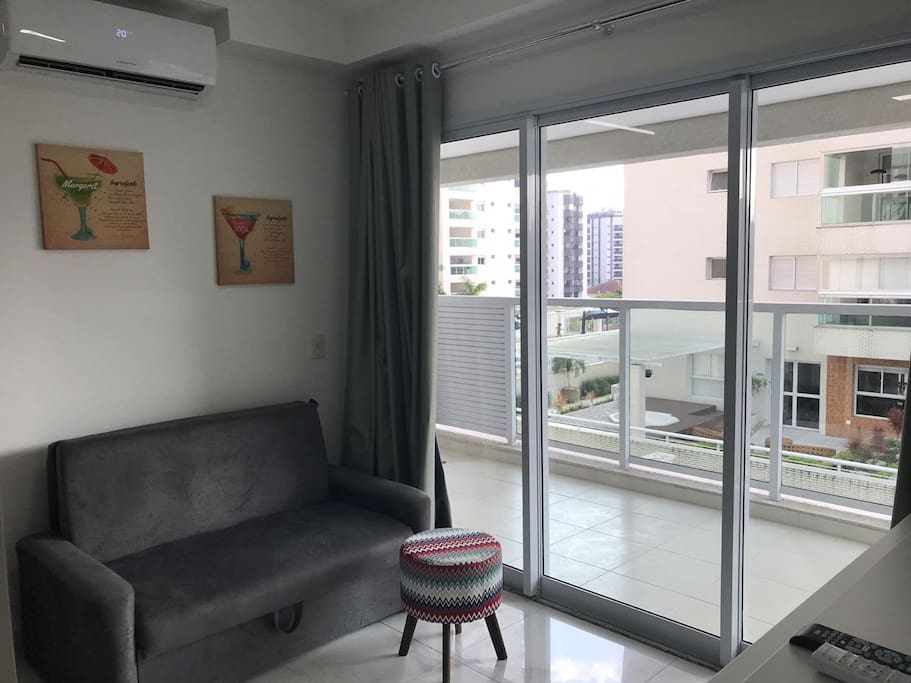 sala com ampla varanda