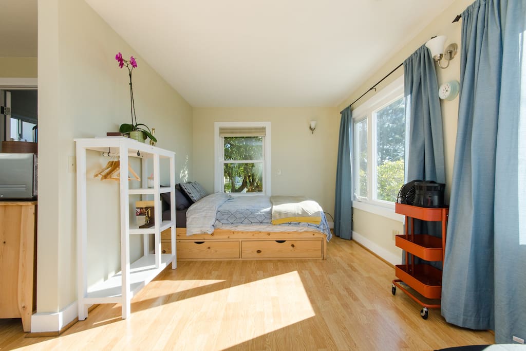 Heater and fan to dial in the temperature to your liking