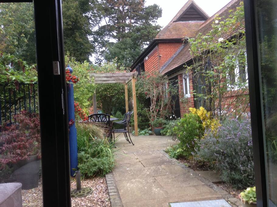 The view from the cottage annex