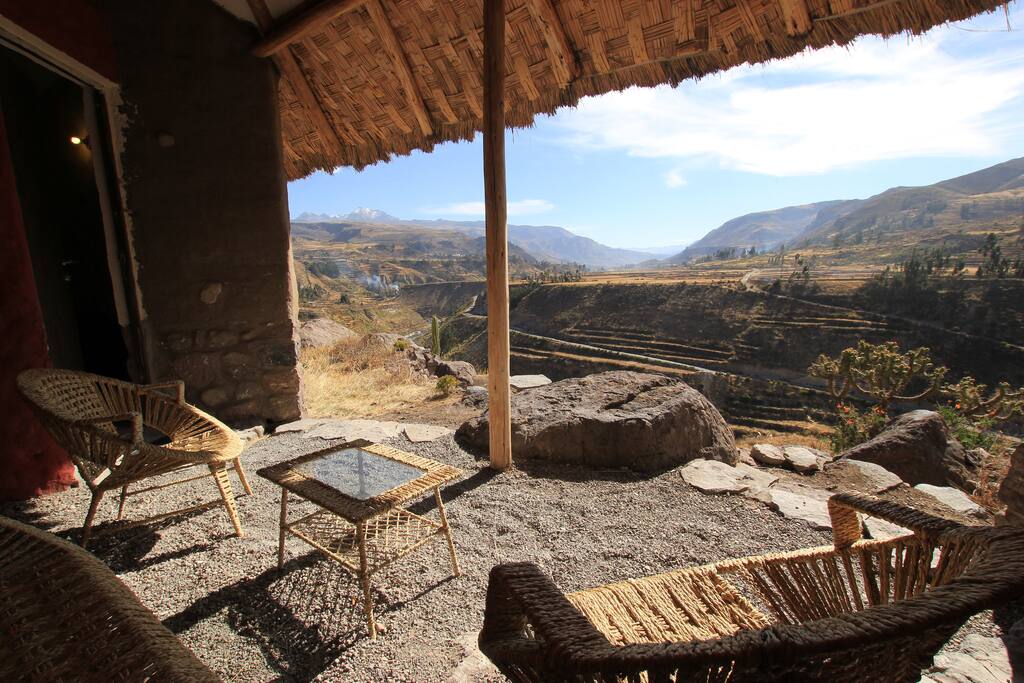 Terrasse de la première casita