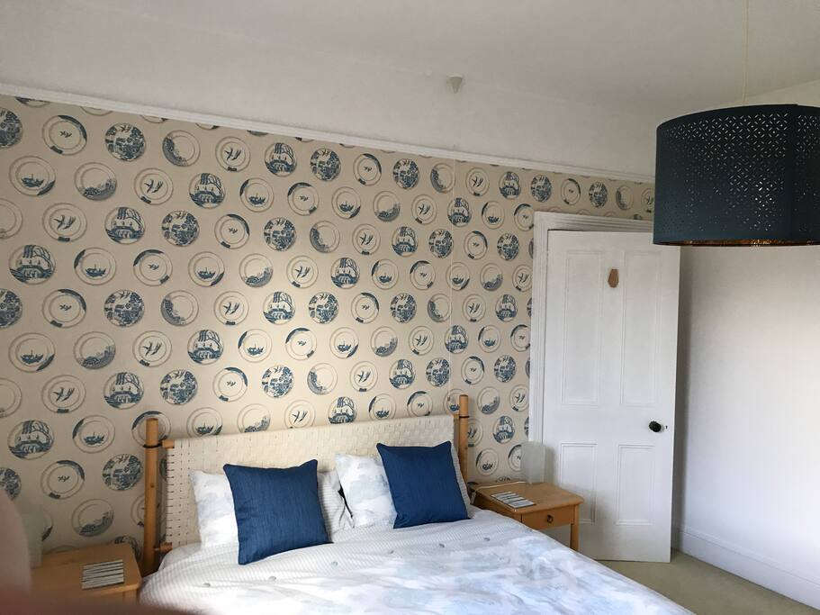 Recently decorated double bedroom