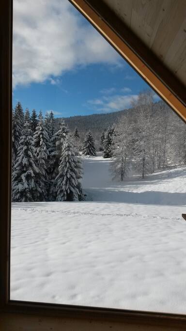 vue depuis l'étage
