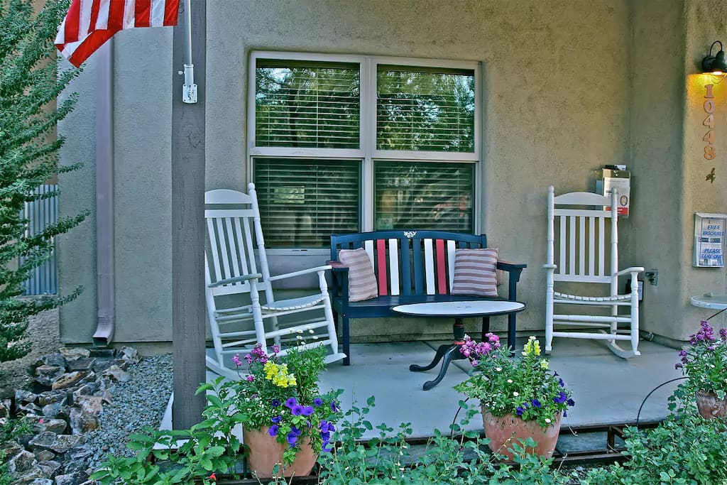 Relax on The Inn at Civano Front Porch, WIFI Available!