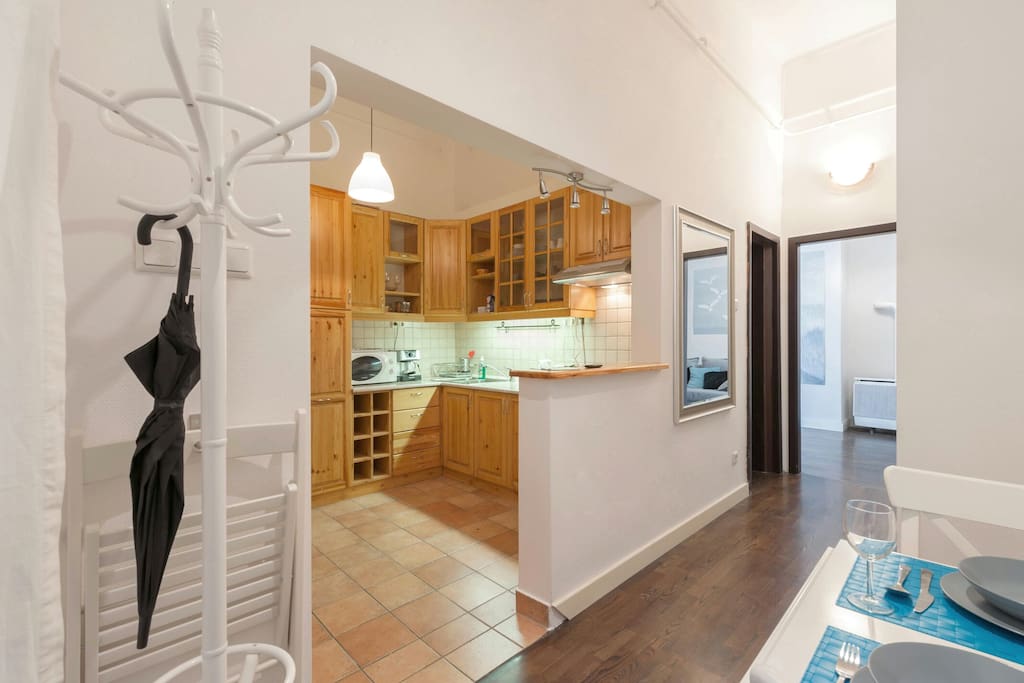 Fully equipped kitchen