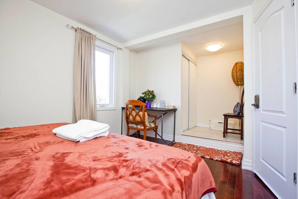 Private Bedroom with 3-Piece Ensuite Bathroom
