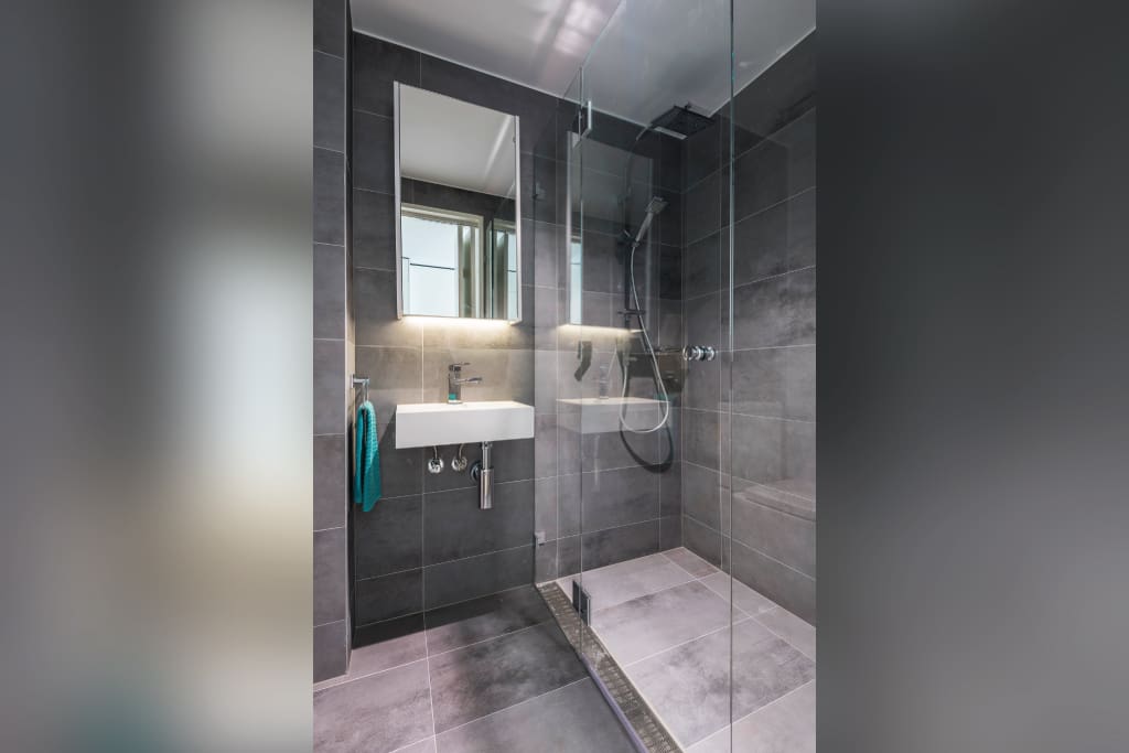 Bathroom of similar configuration