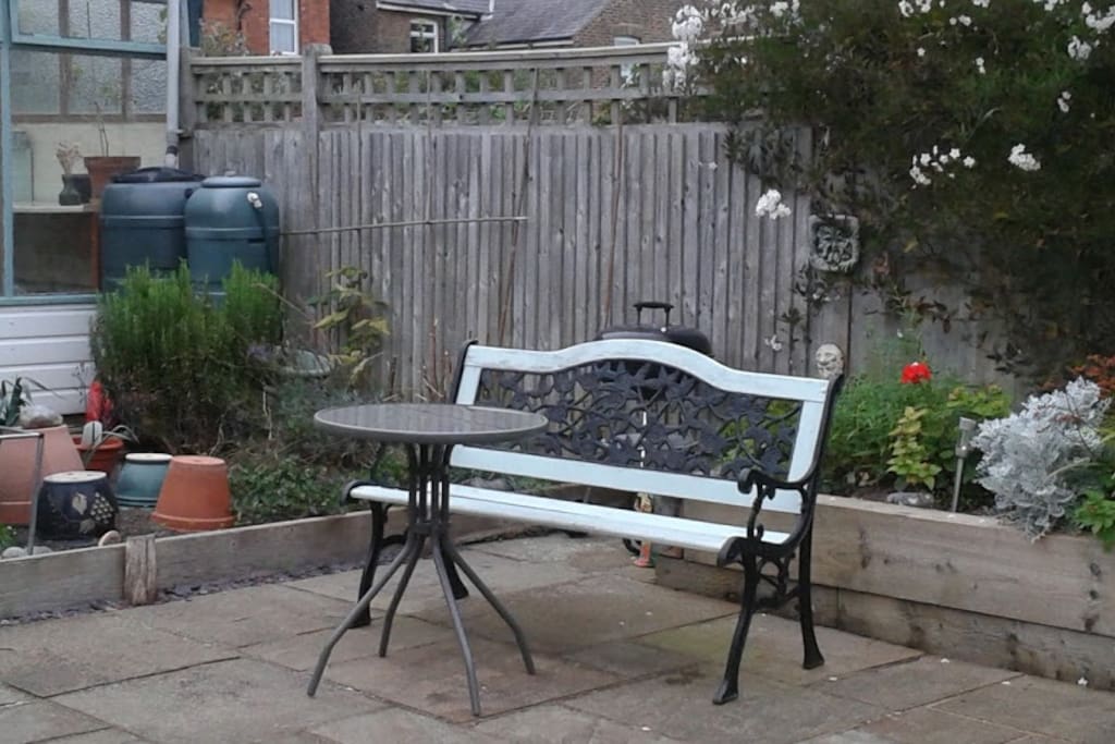 Relax in the garden when it's sunny
