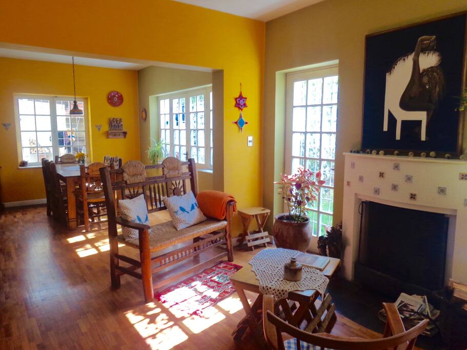 Living and dining area