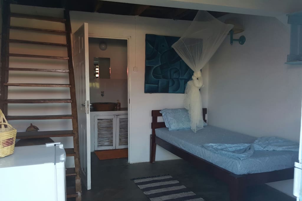 additional bed in the living