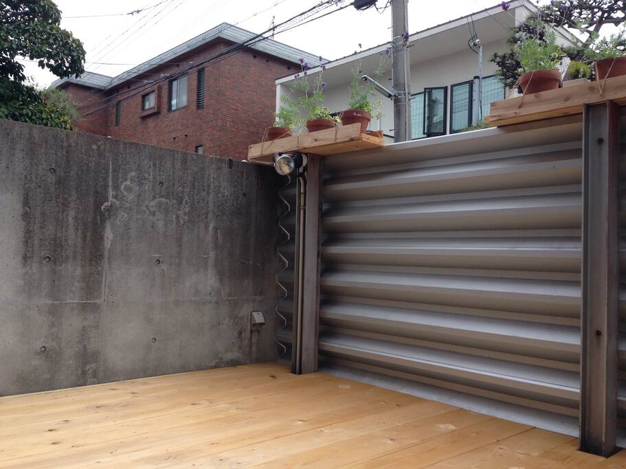 Woody terrace