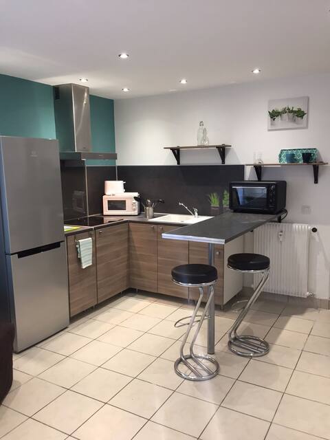 STUDIO ENTIEREMENT RENOVE COEUR DE JUAN LES PINS