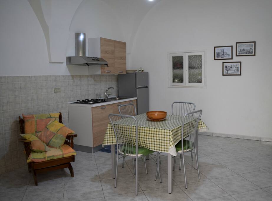 Dining room + kitchen