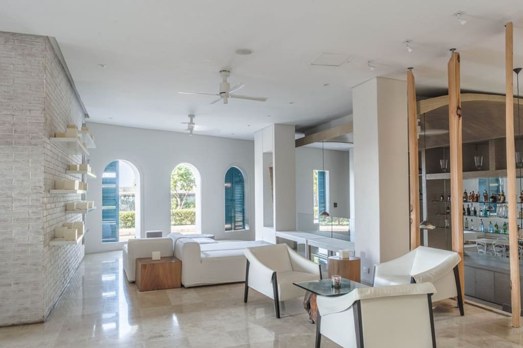 Ample lounge areas to relax while waiting for your next activity