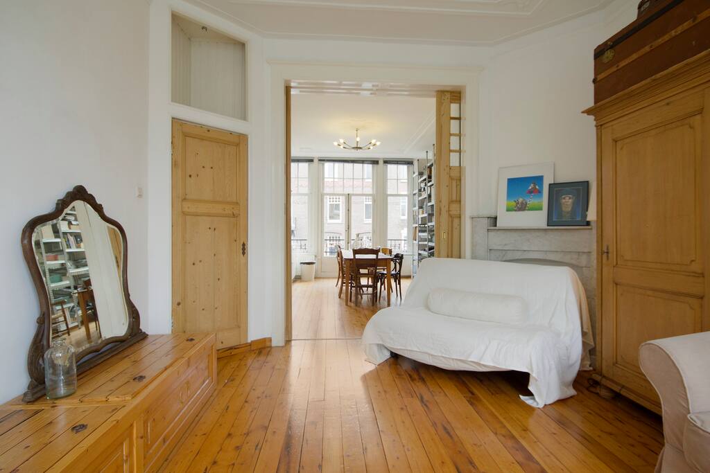 Living room with sleeping sofa