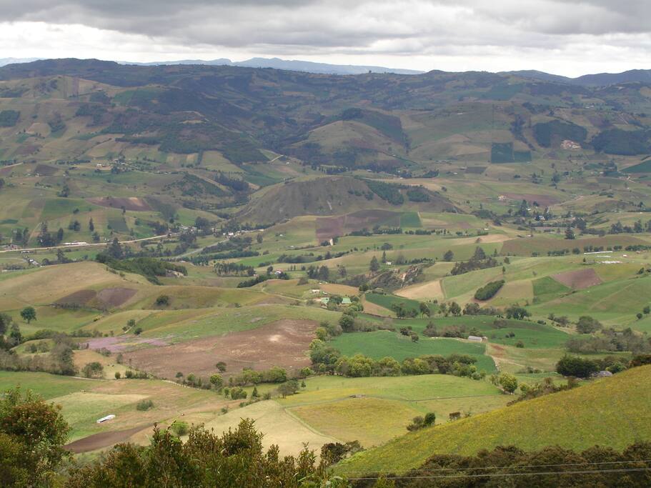 Vista desde la finca