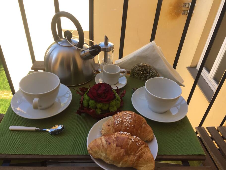 Breakfast balcony