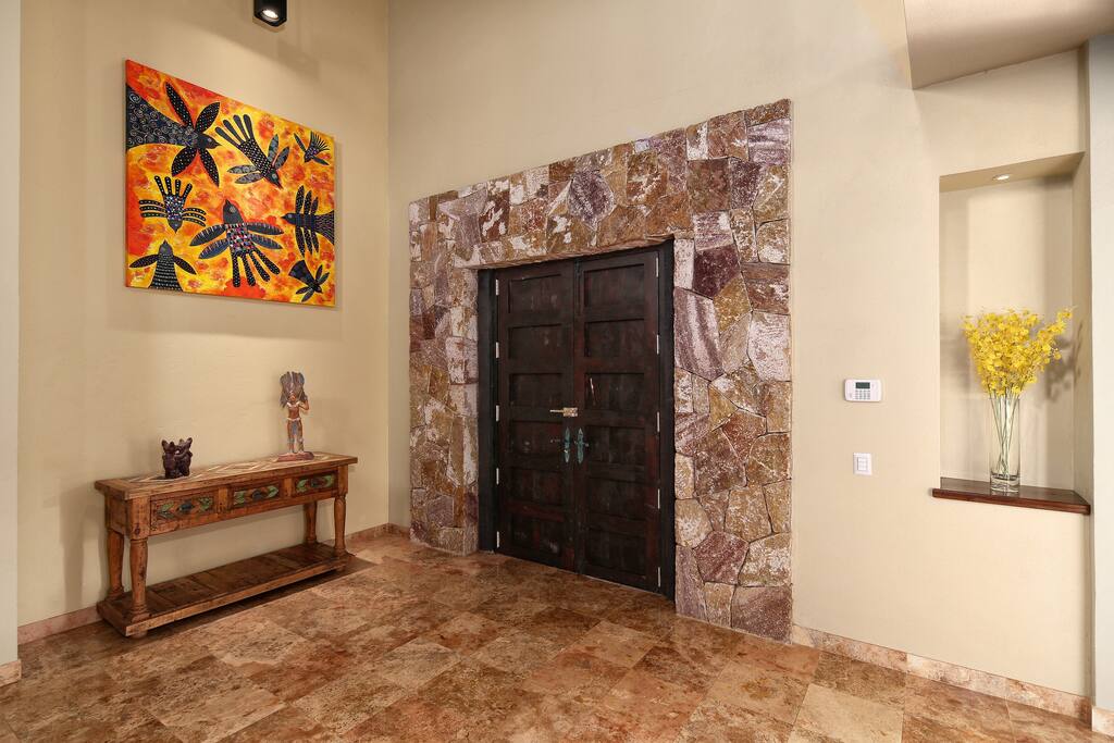 Entrance of Casa Piedra Azul
