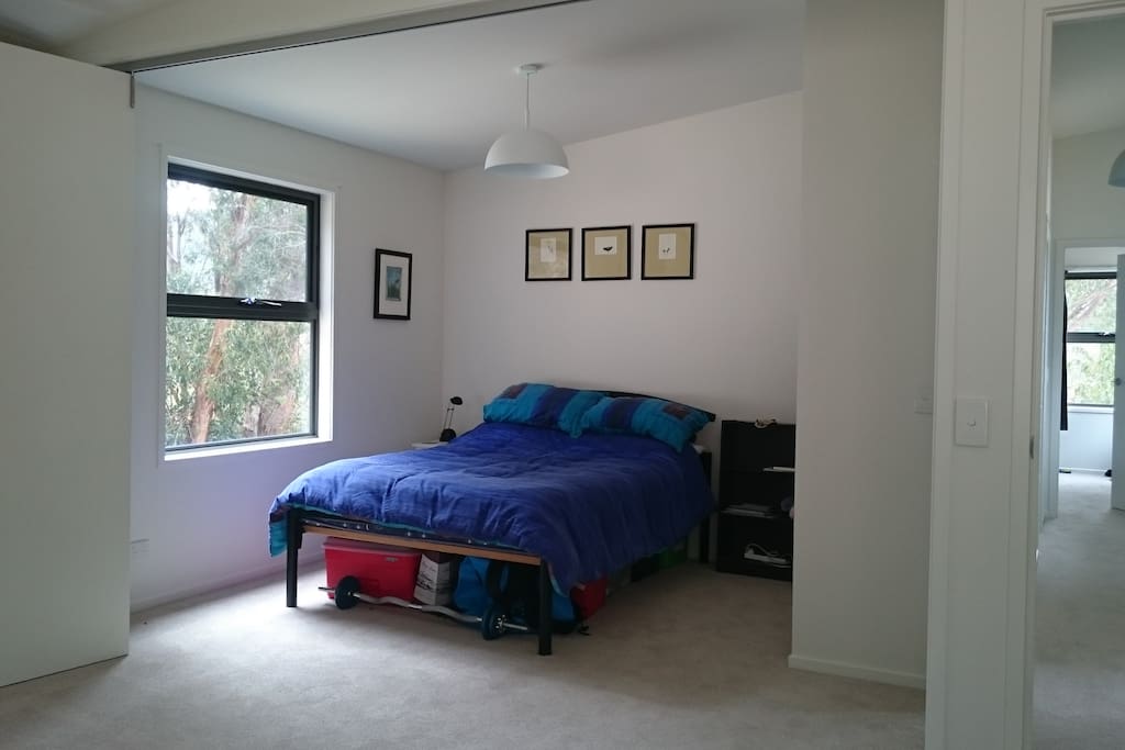 Bedroom (doors pull across to divide in two if required, sofa bed on other side)