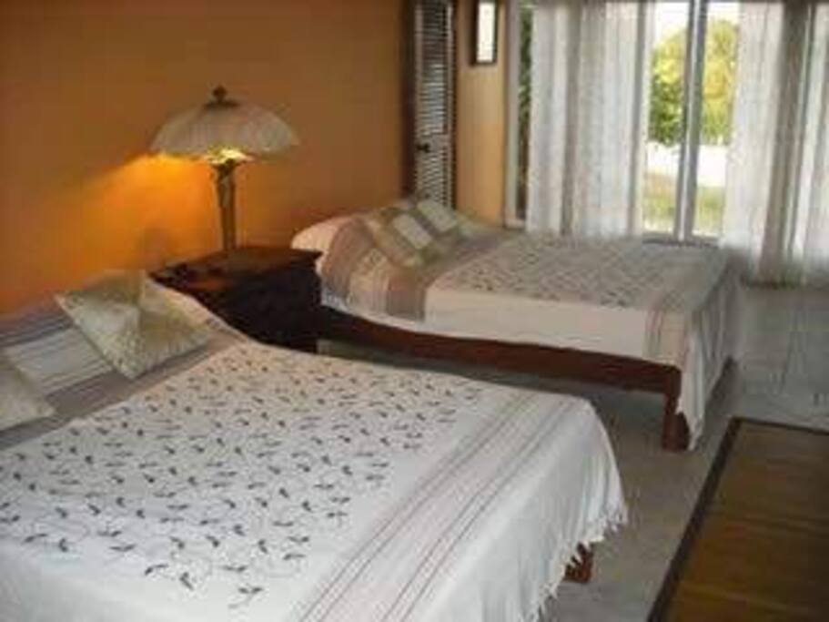 beach condo bedroom