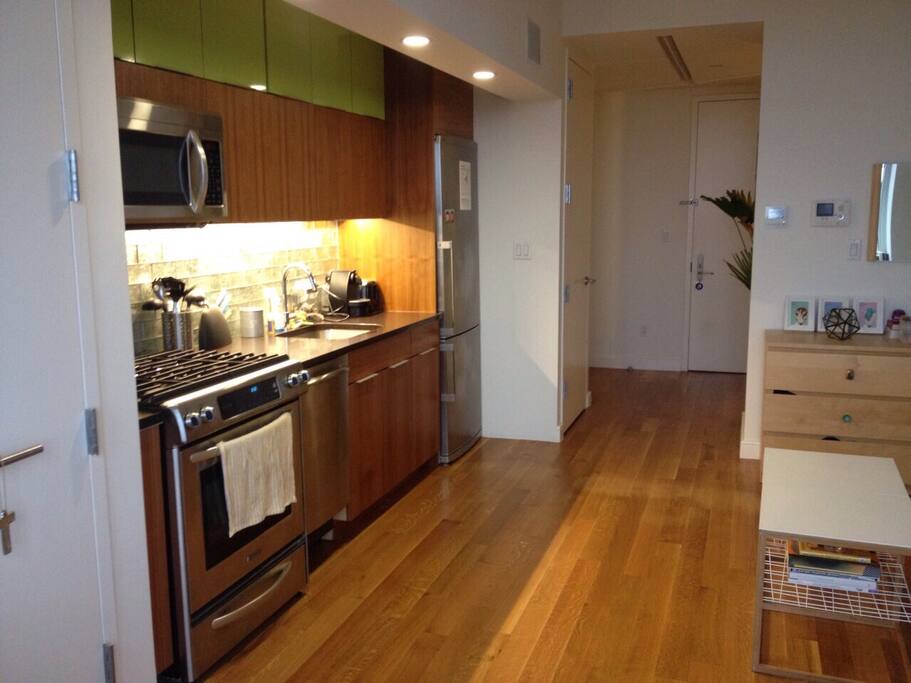 All new appliances in the kitchen including washing mashine
