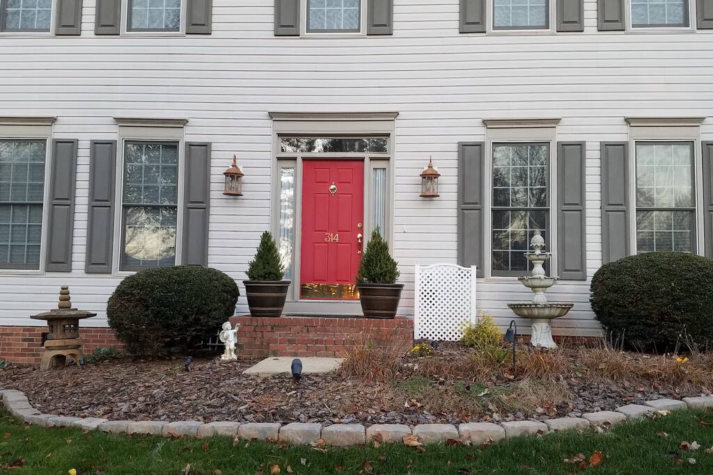 Front Door; main entry