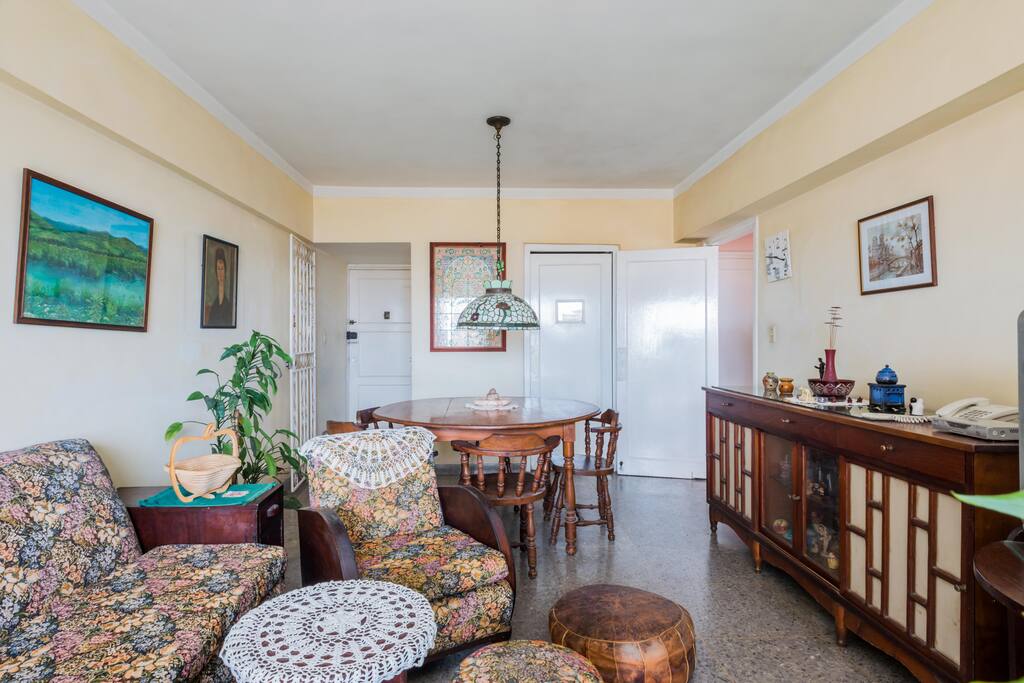 "This is the perfect place for anyone visiting Havana, whether it is for one night or an extended stay. I lived with Maria and Jorge for two months. I could not have asked for more kind and generous hosts or a better apartment"