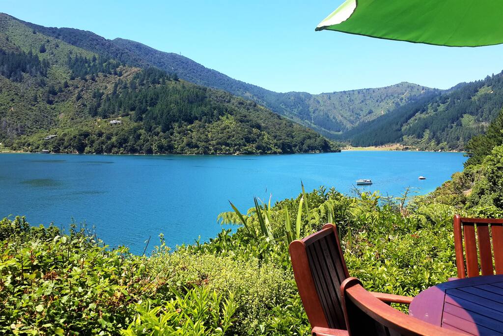 Beautiful view from our open deck
