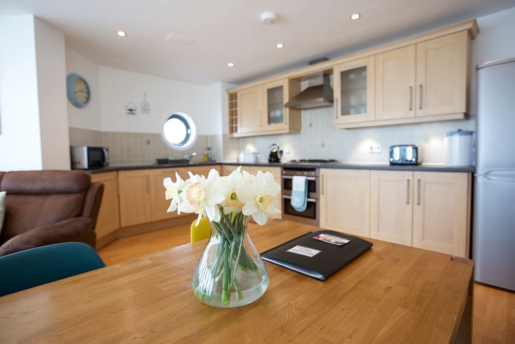 Open plan kitchen