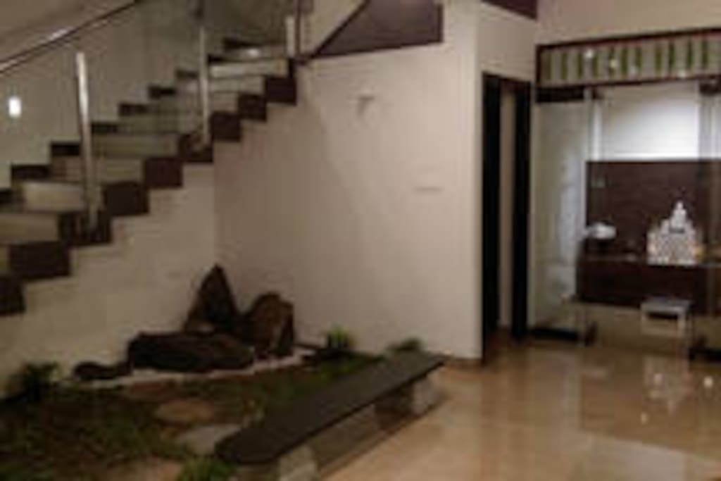 Stairs & Indoor garden...