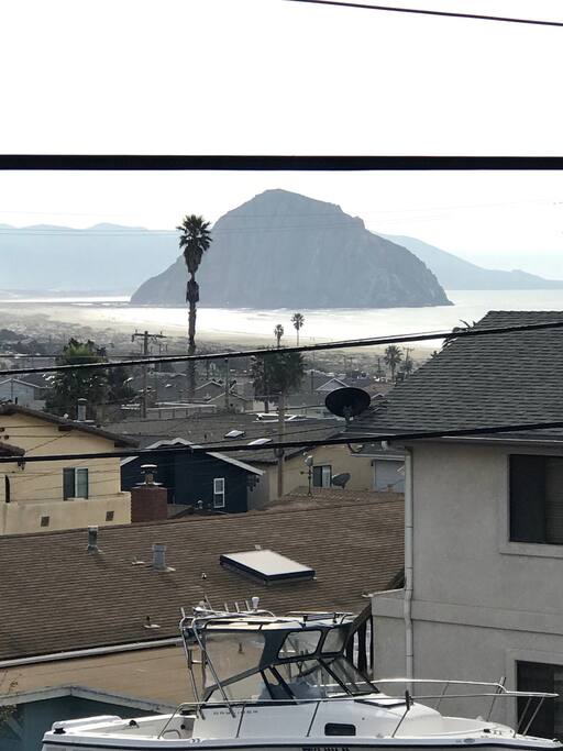 Rock view from upstairs deck.