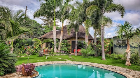 Lusaka's Lush Paradise - Safari cottage