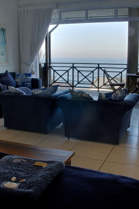 Beach Suite interior looking out to sea