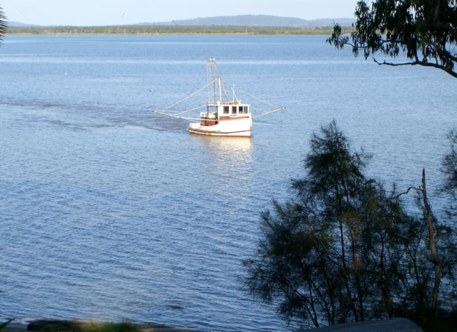 ..A local prawn boat in the 24 hour movie on your doorstep..