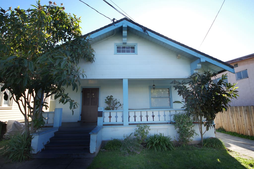 This is the front of the house.