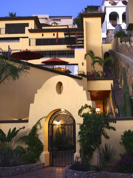 Casa Amistad is a beautiful five-story villa with the private penthouse taking up the top two floors, offering magnificent views.