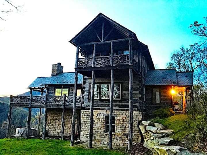 Romantic Mountain Getaway with Hot Tub Cabins for Rent in