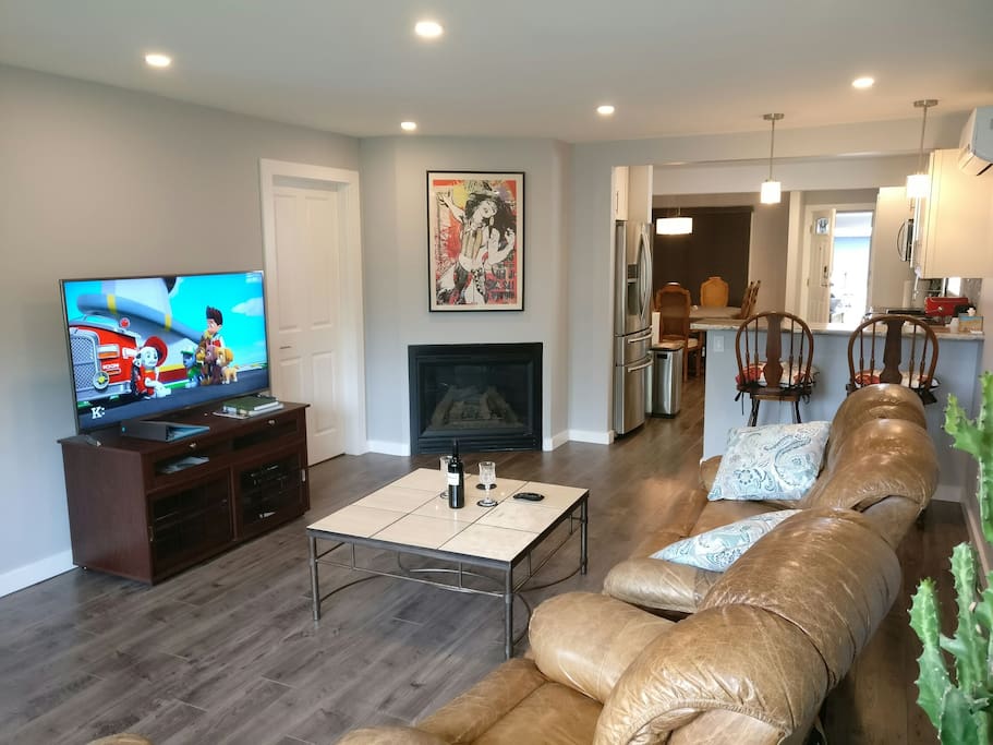 Living room toward kitchen