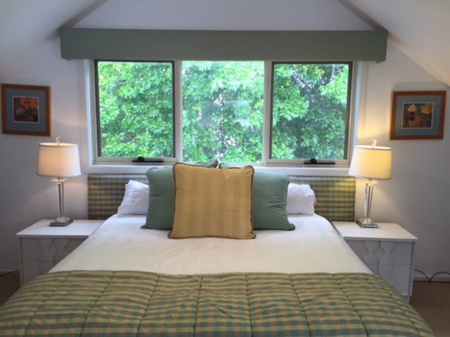 A large King Bed to unwind in after a long day.