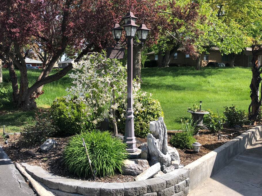 Lots of green space for peace and quiet