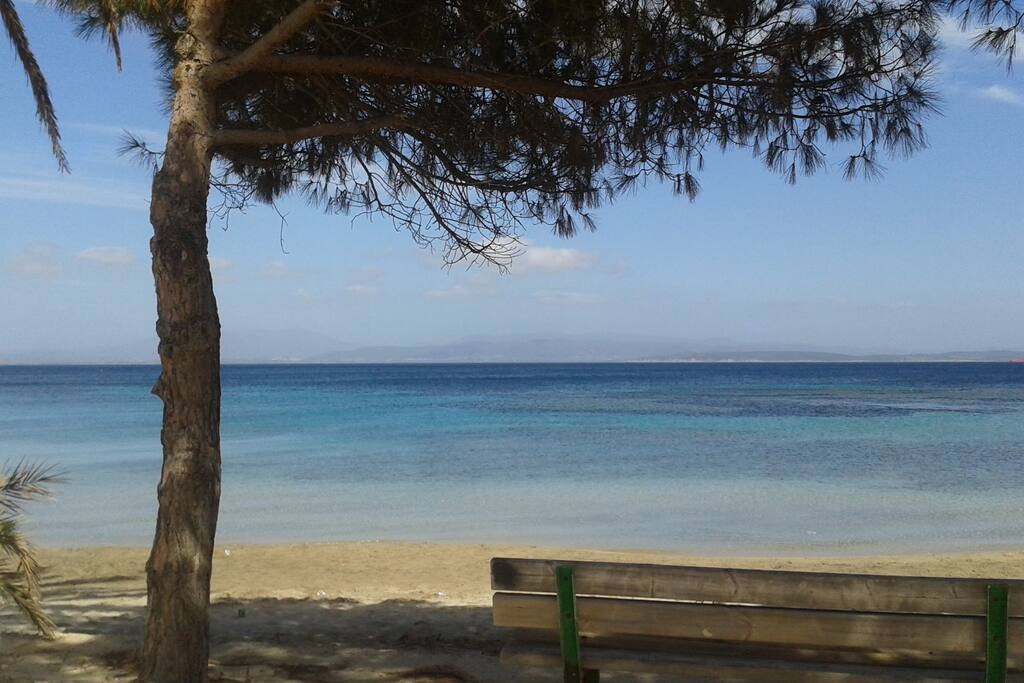 la bellissima spiaggia di maladroxia