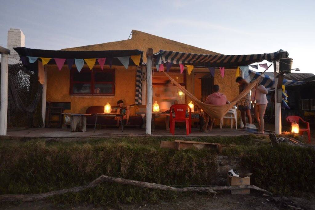 El hostel...