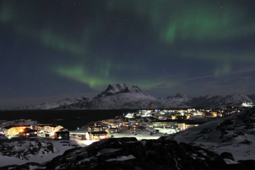 Nuuk by night