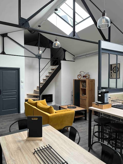 Air-conditioned Relais Cœur de France loft