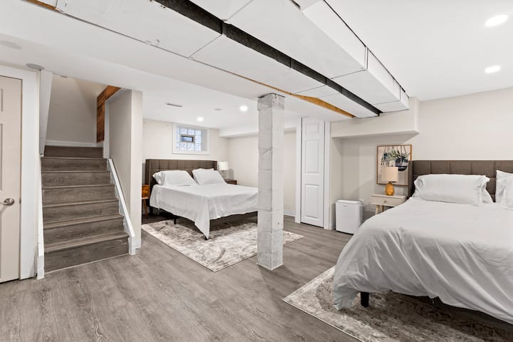 2 Extra Beds in Basement