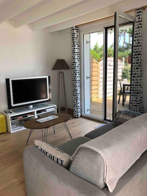 Annonce Airbnb populaire: Cottage in the dunes with private parking à Le Touquet Paris Plage